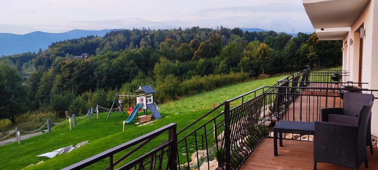 Domki Na Skale Z Widokiem Na Panorame Karkonoszy Шклярска-Поремба Экстерьер фото